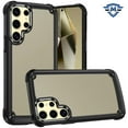 thumbnail image 1 of For Samsung Galaxy S24+ Plus Case Hybrid Cover Metal Buttons Raised Camera Lip, 1 of 4