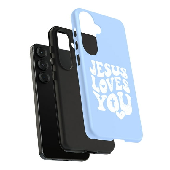 For Samsung Galaxy S24 Plus, Dual-Layer, Jesus Love U 1 Print, USA
