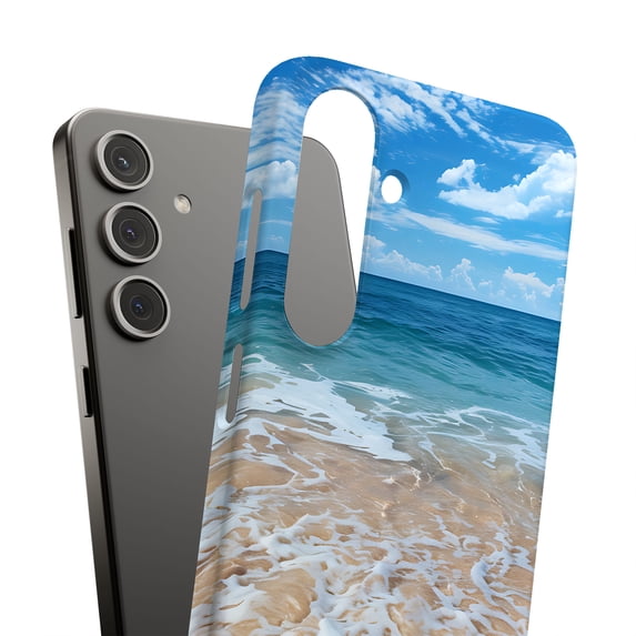 For Samsung Galaxy S24 Plus, Hard Shell, Beach Wave 1 Print, USA