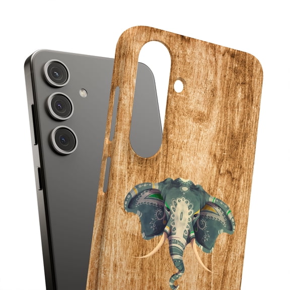 For Samsung Galaxy S24 Plus, Hard Shell, Elephant Print, USA