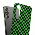 thumbnail image 1 of For Samsung Galaxy S24 Plus, Hard Shell, Green Gingham Print, USA, 1 of 8
