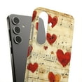 thumbnail image 1 of For Samsung Galaxy S24 Plus, Hard Shell, Valentine Music Print, USA, 1 of 8