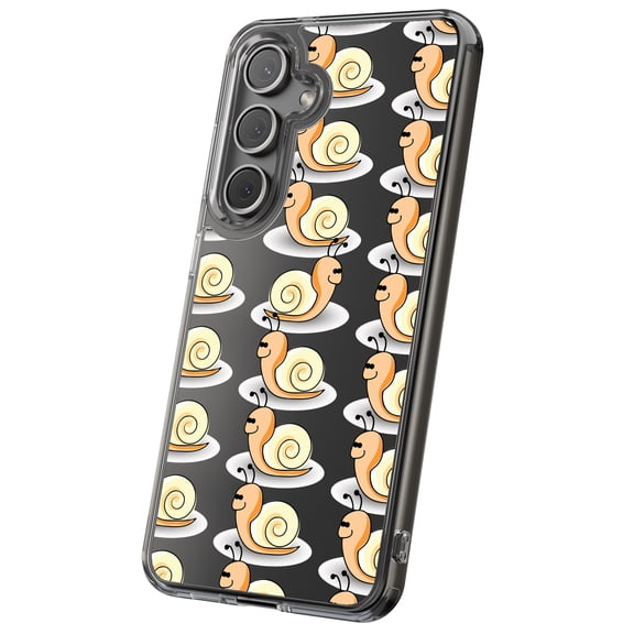 For Samsung Galaxy S24 Plus, Hybrid Clear, Snail One Print, USA