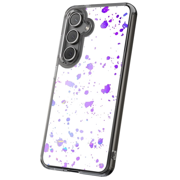 For Samsung Galaxy S24 Plus, Hybrid Clear, Opal Marble 8 Print, USA