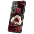 thumbnail image 1 of For Samsung Galaxy S24 Plus, Hybrid Clear, Red Floral 2 Print, USA, 1 of 8