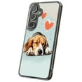 thumbnail image 1 of For Samsung Galaxy S24 Plus, Hybrid Clear, Sleepy Foxhound Print, USA, 1 of 8