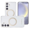 thumbnail image 1 of For Samsung Galaxy s24 Plus METKASE Double Protection IMD Design Pattern [Magnetic Circle] Premium Case - Gold IMD, 1 of 3