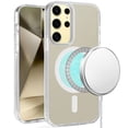 thumbnail image 1 of For Samsung Galaxy S24 Ultra Case Magnetic Charging Grip Sides Clear Back, 1 of 4