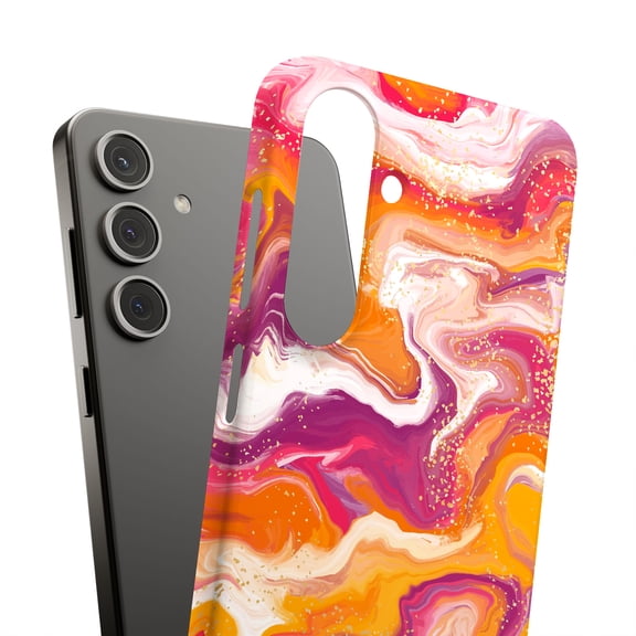 For Samsung Galaxy S24 Ultra, Hard Shell, Opal Marble 16 Print, USA
