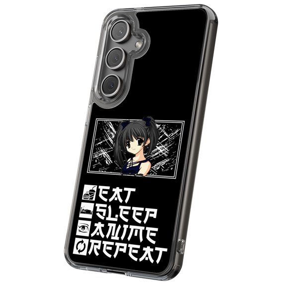 For Samsung Galaxy S24 Ultra, Hybrid Clear, Eat and Anime Print, USA