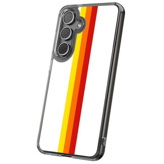 For Samsung Galaxy S24 Ultra, Hybrid Clear, Race Stripe 11 Print, USA