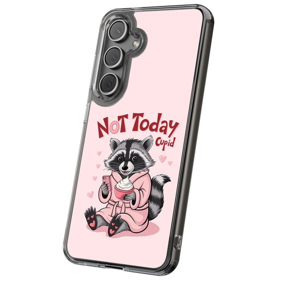 For Samsung Galaxy S24 Ultra, Hybrid Clear, Raccoon Cupid Print, USA