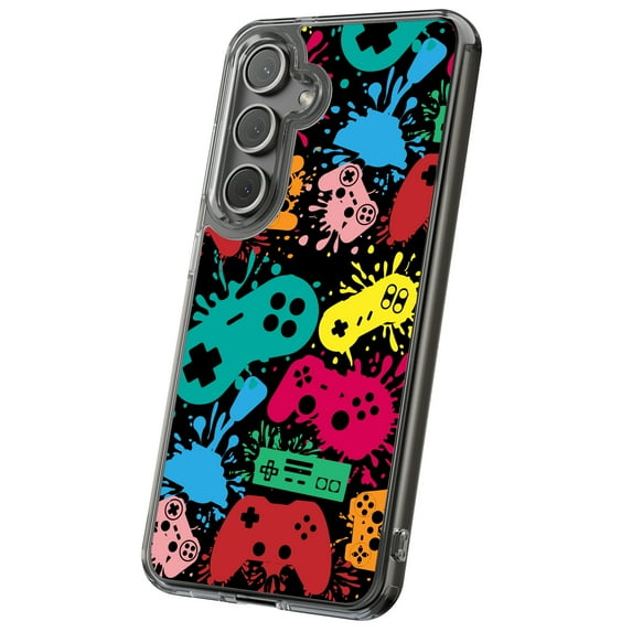 For Samsung Galaxy S24 Ultra, Hybrid Clear, Vintage Game 7 Print, USA