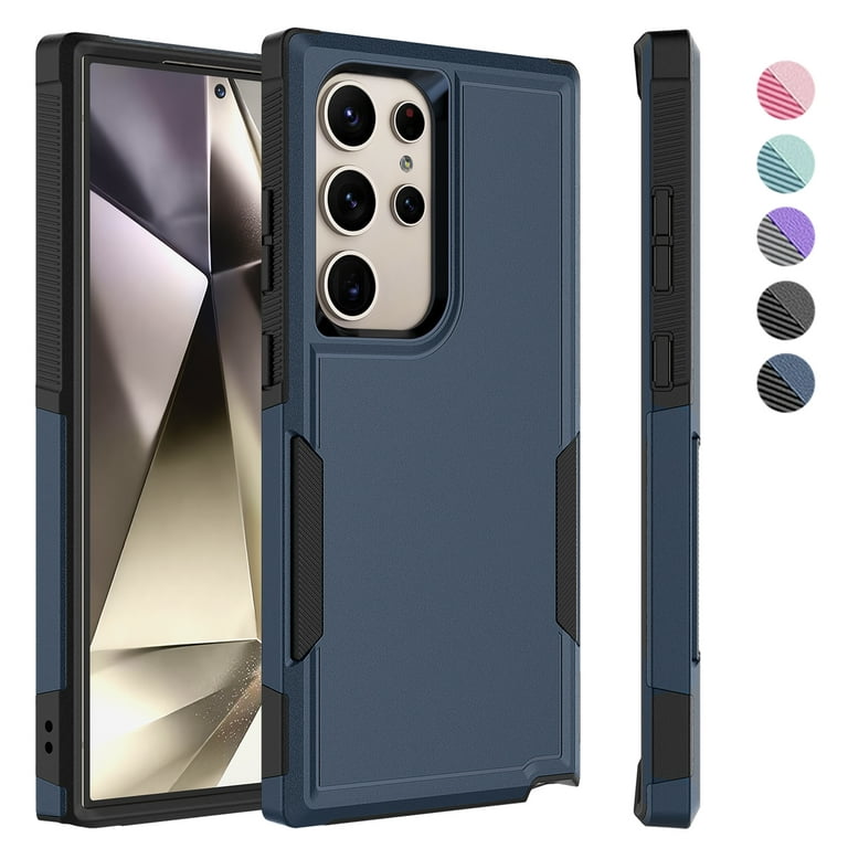 Blue Rugged Galaxy S24 Ultra Case