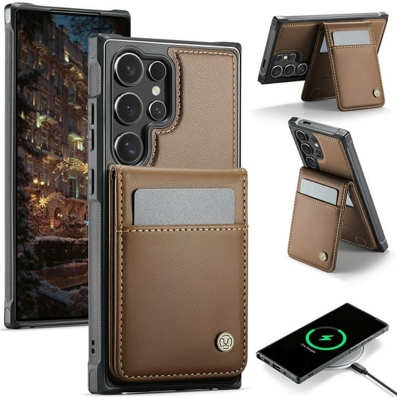 For Samsung Galaxy S24 Ultra S24 Plus S24 Phone Case Wallet Case with Card Holder Magnetic For Samsung Galaxy S24 Ultra Leather Phone Cases