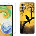 thumbnail image 1 of For Samsung Galaxy S25 5G Phone Case Cover, Shockproof Case with Tempered Glass Screen Protector, by OneToughShield - Bird Sunset, 1 of 4