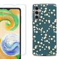 thumbnail image 1 of For Samsung Galaxy S25 5G Phone Case Cover, Shockproof Case with Tempered Glass Screen Protector, by OneToughShield - Blossom Green, 1 of 4