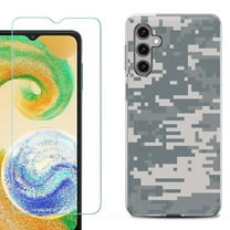 For Samsung Galaxy S25 5G Phone Case Cover, Shockproof Case with Tempered Glass Screen Protector, by OneToughShield - Digital Camo