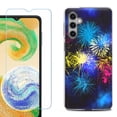 thumbnail image 1 of For Samsung Galaxy S25 5G Phone Case Cover, Shockproof Case with Tempered Glass Screen Protector, by OneToughShield - Fireworks, 1 of 4