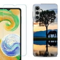 thumbnail image 1 of For Samsung Galaxy S25 5G Phone Case Cover, Shockproof Case with Tempered Glass Screen Protector, by OneToughShield - Horse Tree, 1 of 4