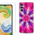 thumbnail image 1 of For Samsung Galaxy S25 5G Phone Case Cover, Shockproof Case with Tempered Glass Screen Protector, by OneToughShield - Kaleidoscope Rose, 1 of 4