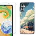 thumbnail image 1 of For Samsung Galaxy S25 5G Phone Case Cover, Shockproof Case with Tempered Glass Screen Protector, by OneToughShield - Kyoto Summer, 1 of 4