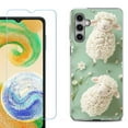thumbnail image 1 of For Samsung Galaxy S25 5G Phone Case Cover, Shockproof Case with Tempered Glass Screen Protector, by OneToughShield - Little Sheep, 1 of 4