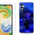 thumbnail image 1 of For Samsung Galaxy S25 5G Phone Case Cover, Shockproof Case with Tempered Glass Screen Protector, by OneToughShield - Night Tree, 1 of 4