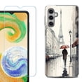 thumbnail image 1 of For Samsung Galaxy S25 5G Phone Case Cover, Shockproof Case with Tempered Glass Screen Protector, by OneToughShield - Paris in the Rain, 1 of 4