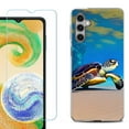 thumbnail image 1 of For Samsung Galaxy S25 5G Phone Case Cover, Shockproof Case with Tempered Glass Screen Protector, by OneToughShield - Sea Turtle Beach, 1 of 4