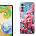 thumbnail image 1 of For Samsung Galaxy S25 5G Phone Case Cover, Shockproof Case with Tempered Glass Screen Protector, by OneToughShield - Spring Blossom, 1 of 4