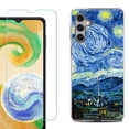 thumbnail image 1 of For Samsung Galaxy S25 5G Phone Case Cover, Shockproof Case with Tempered Glass Screen Protector, by OneToughShield - Starry Night Paris, 1 of 4