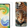 thumbnail image 1 of For Samsung Galaxy S25 5G Phone Case Cover, Shockproof Case with Tempered Glass Screen Protector, by OneToughShield - Tiger Art, 1 of 4