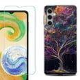 thumbnail image 1 of For Samsung Galaxy S25 5G Phone Case Cover, Shockproof Case with Tempered Glass Screen Protector, by OneToughShield - Tree of Life, 1 of 4