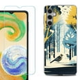 thumbnail image 1 of For Samsung Galaxy S25 5G Phone Case Cover, Shockproof Case with Tempered Glass Screen Protector, by OneToughShield - Winter Birds, 1 of 4