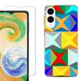 thumbnail image 1 of For Samsung Galaxy S25 Edge 5G Protective Shockproof Phone Case with Tempered Glass Screen Protector, by OneToughShield - Abstract Color, 1 of 4