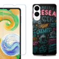 thumbnail image 1 of For Samsung Galaxy S25 Edge 5G Protective Shockproof Phone Case with Tempered Glass Screen Protector, by OneToughShield - Abstract Menu, 1 of 4