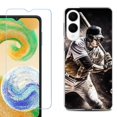 thumbnail image 1 of For Samsung Galaxy S25 Edge 5G Protective Shockproof Phone Case with Tempered Glass Screen Protector, by OneToughShield - Baseball Player, 1 of 4