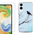 thumbnail image 1 of For Samsung Galaxy S25 Edge 5G Protective Shockproof Phone Case with Tempered Glass Screen Protector, by OneToughShield - Bird at Dawn, 1 of 4