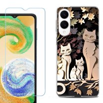 For Samsung Galaxy S25 Edge 5G Protective Shockproof Phone Case with Tempered Glass Screen Protector, by OneToughShield - Cat Craft