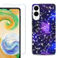 thumbnail image 1 of For Samsung Galaxy S25 Edge 5G Protective Shockproof Phone Case with Tempered Glass Screen Protector, by OneToughShield - Constellations, 1 of 4