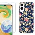 thumbnail image 1 of For Samsung Galaxy S25 Edge 5G Protective Shockproof Phone Case with Tempered Glass Screen Protector, by OneToughShield - Floral Garden, 1 of 4
