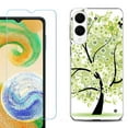 thumbnail image 1 of For Samsung Galaxy S25 Edge 5G Protective Shockproof Phone Case with Tempered Glass Screen Protector, by OneToughShield - Green Tree, 1 of 3
