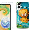 thumbnail image 1 of For Samsung Galaxy S25 Edge 5G Protective Shockproof Phone Case with Tempered Glass Screen Protector, by OneToughShield - Lion Craft, 1 of 4