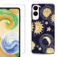 thumbnail image 1 of For Samsung Galaxy S25 Edge 5G Protective Shockproof Phone Case with Tempered Glass Screen Protector, by OneToughShield - Moon Sun Star, 1 of 4