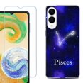 thumbnail image 1 of For Samsung Galaxy S25 Edge 5G Protective Shockproof Phone Case with Tempered Glass Screen Protector, by OneToughShield - Pisces, 1 of 4