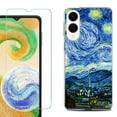 thumbnail image 1 of For Samsung Galaxy S25 Edge 5G Protective Shockproof Phone Case with Tempered Glass Screen Protector, by OneToughShield - Starry Night Paris, 1 of 4