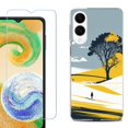thumbnail image 1 of For Samsung Galaxy S25 Edge 5G Protective Shockproof Phone Case with Tempered Glass Screen Protector, by OneToughShield - Tree on Hill, 1 of 4