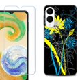 thumbnail image 1 of For Samsung Galaxy S25 Edge 5G Protective Shockproof Phone Case with Tempered Glass Screen Protector, by OneToughShield - Wild Flowers, 1 of 4