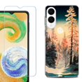 thumbnail image 1 of For Samsung Galaxy S25 Edge 5G Protective Shockproof Phone Case with Tempered Glass Screen Protector, by OneToughShield - Winter Pine, 1 of 4